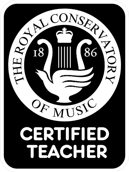 Royal Conservatory of Music Certified Teacher Logo BW Tiny